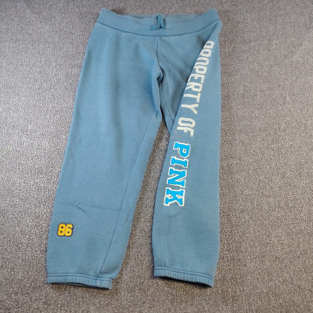 Victoria's Secret PINK My Favorite Sweats Jogger Sweatpants Patches Size small